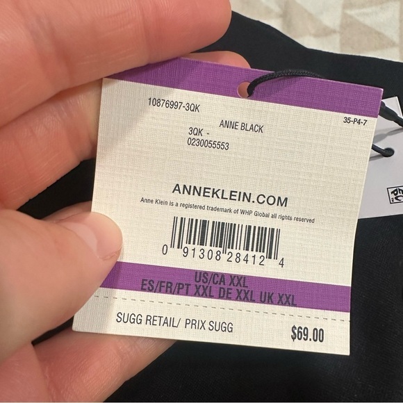 Anne Klein pull on slim ankle pants Hollywood - Picture 2 of 2